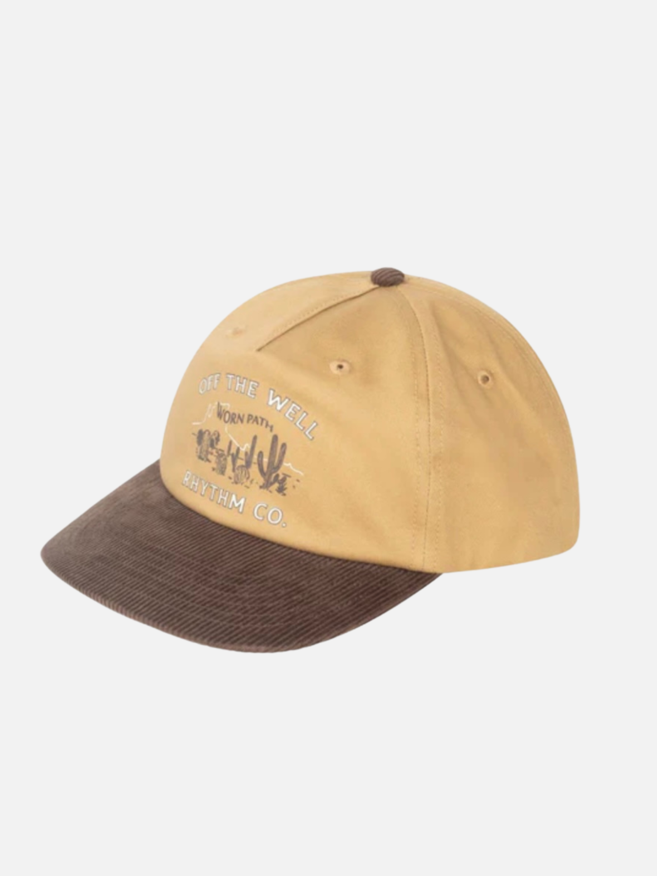 Rhythm Worn Path Cap Sand Yellow Brown Men’s Headwear Accessories Accessory Athens GA Georgia Kempt Menswear Store Near Me