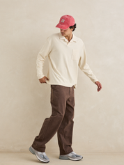 Rhythm Vintage Terry LS Polo