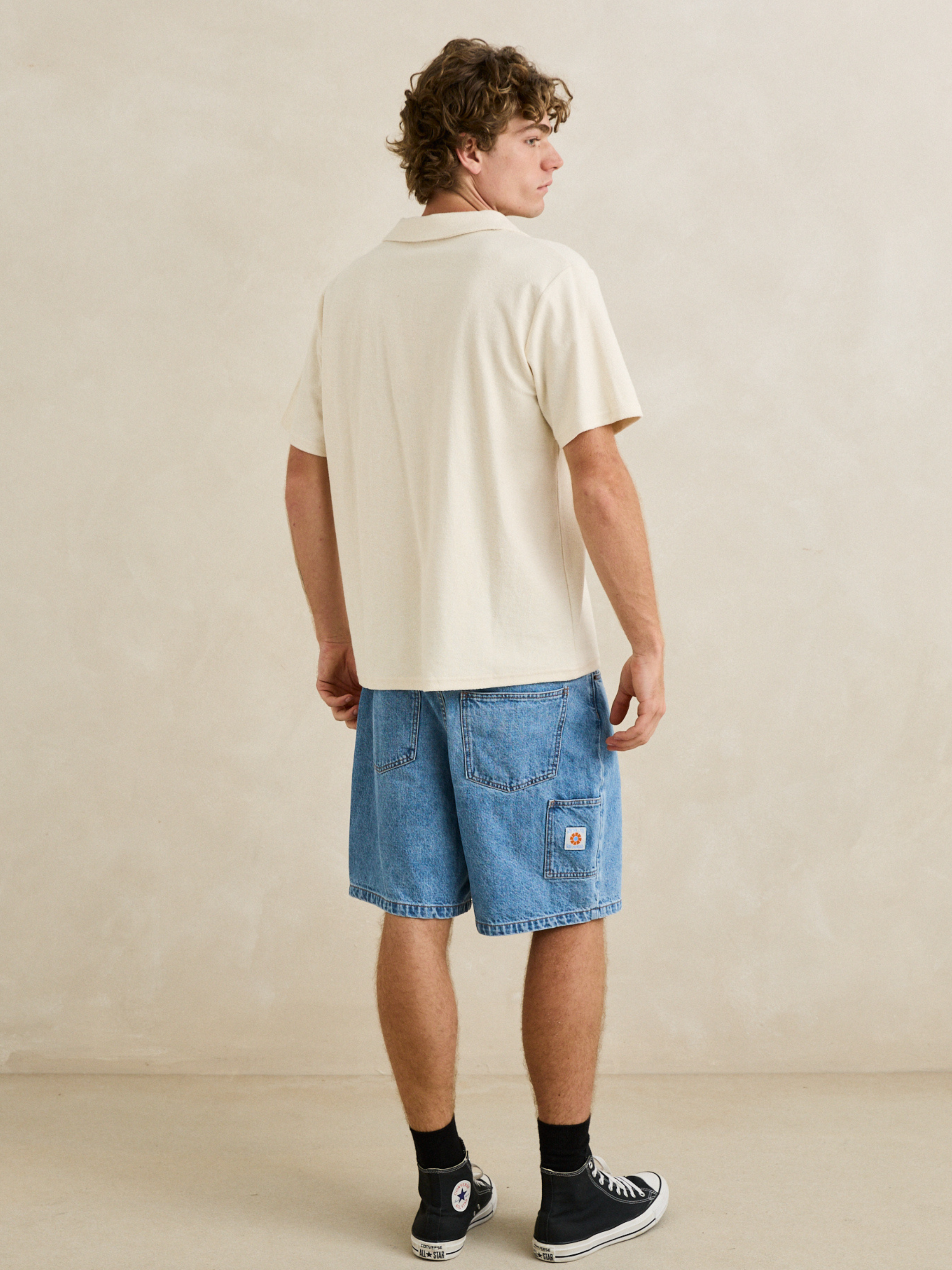 Rhythm Vintage Terry Polo - Natural