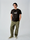 rhythm combat trouser olive cargo pant 100% cotton relaxed fit button front kempt athens ga georgia men's clothing store