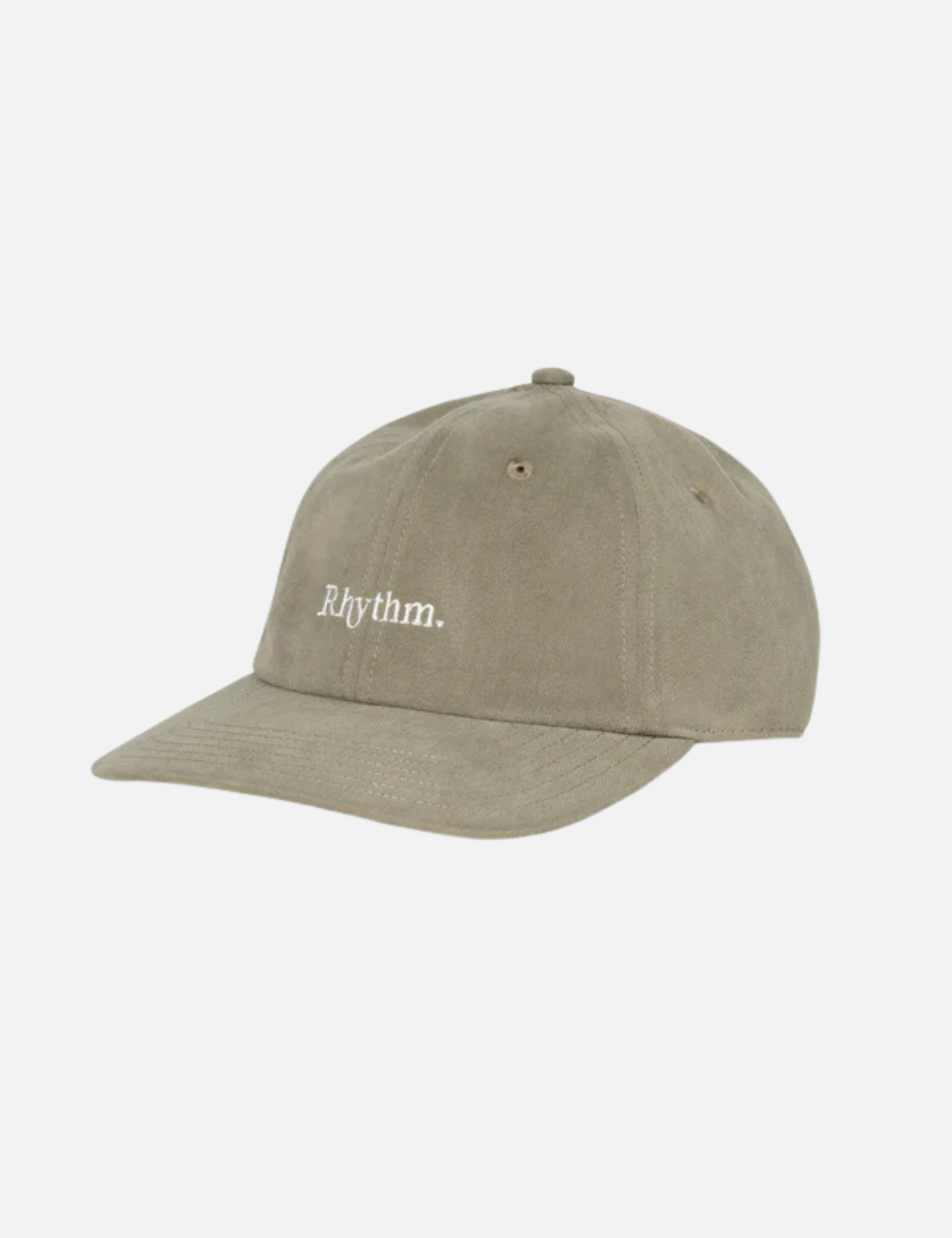 Rhythm Essential Brushed Twill Cap Sea Grass Green Men's Curved Brim Adjustable Ball Cap Hat For Men Athens GA Georgia Kempt Menswear Store Near Me