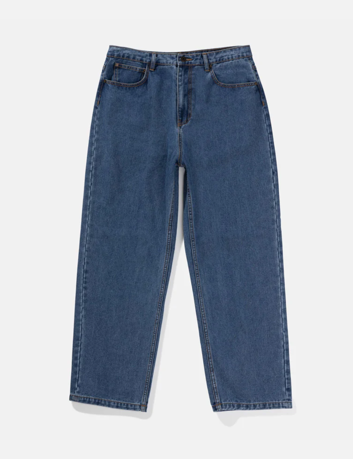 Rhythm Essential Jean Dark Blue Denim Kempt Mens Relaxed Fit Athens Georgia Shopping