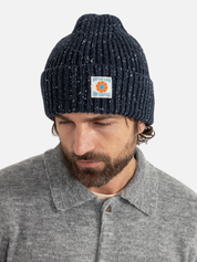 Rhythm Livin Habitat Beanie Navy Blue Men's Chunky Knit Hat Headwear Accessory For Men Athens GA Georgia Kempt Menswear Store Near Me