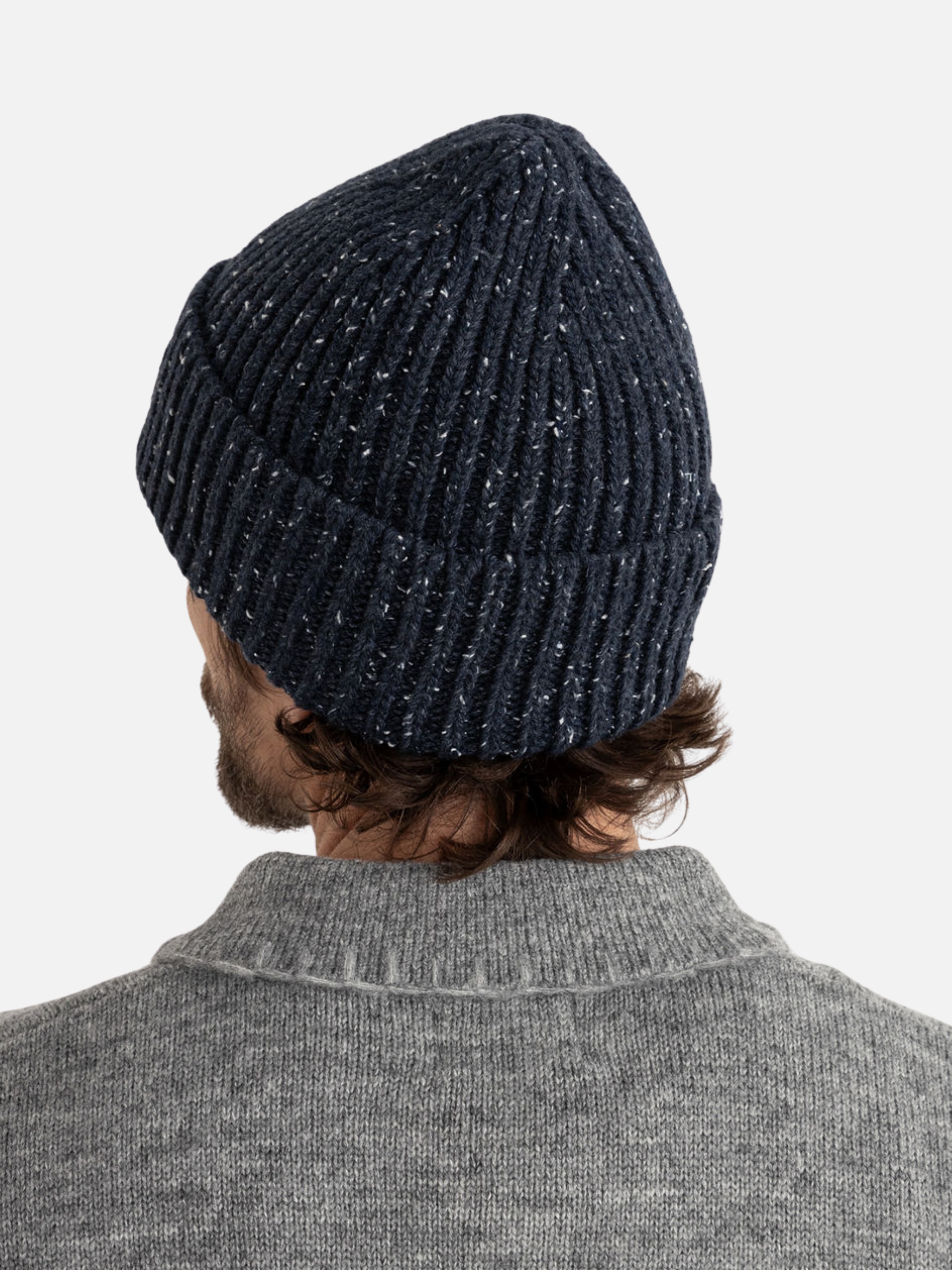 Rhythm Livin Habitat Beanie Navy Blue Men's Chunky Knit Hat Headwear Accessory For Men Athens GA Georgia Kempt Menswear Store Near Me