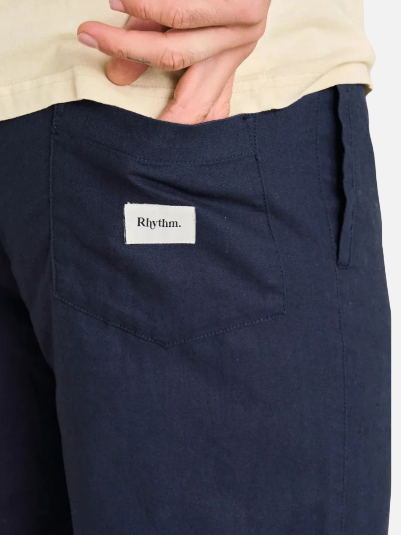 Linen Jam Pant - Navy