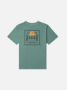 Rhythm Natural Vibrations Vintage SS Short Sleeve T-Shirt Vintage Green Men's Jersey Knit Graphic Tee For Men Athens GA Georgia Kempt Menswear Store Near Me