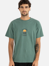 Rhythm Natural Vibrations Vintage SS Short Sleeve T-Shirt Vintage Green Men's Jersey Knit Graphic Tee For Men Athens GA Georgia Kempt Menswear Store Near Me