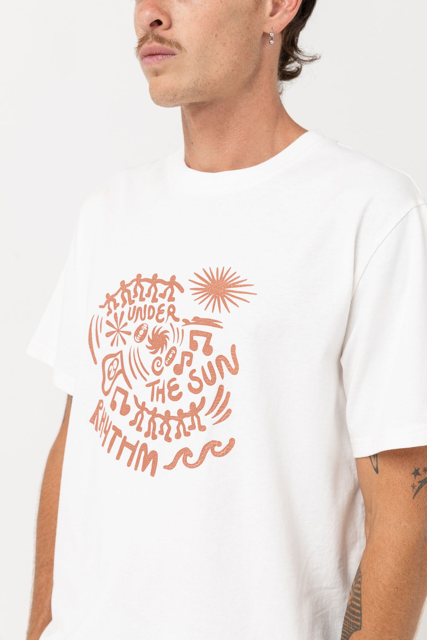 Rhythm 20 Years Under the Sun Vintage White SS T-Shirt Kempt Mens Clothing Store Athens Georgia
