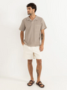 Rhythm Vintage Terry Polo Stone Men's Terrycloth Casual Collared Top For Men Spring Summer SS Short Sleeve Shirt Athens GA Georgia Kempt Menswear Store Near Me