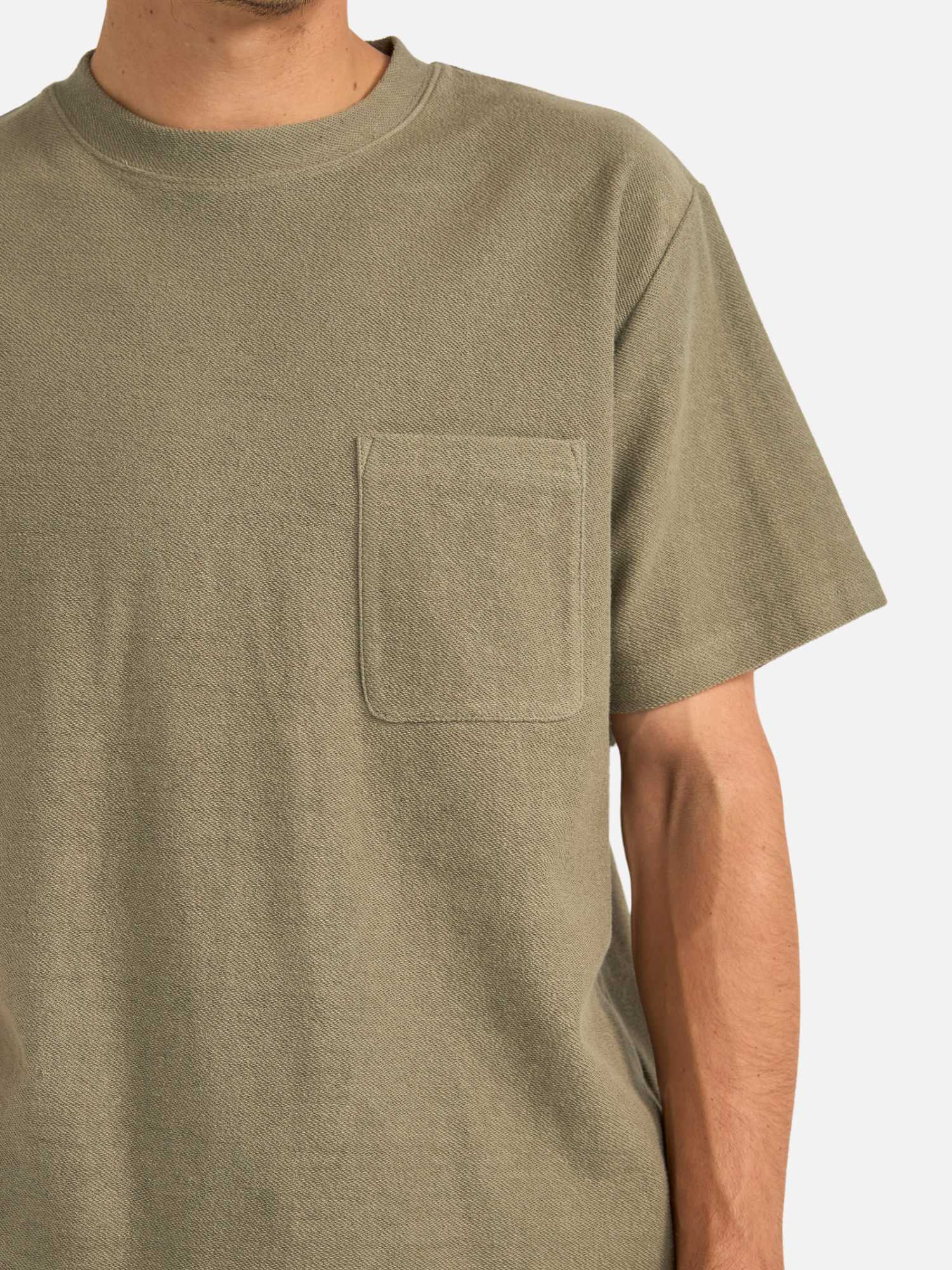 Rhythm Vintage Terry Short Sleeve T-Shirt - Sage