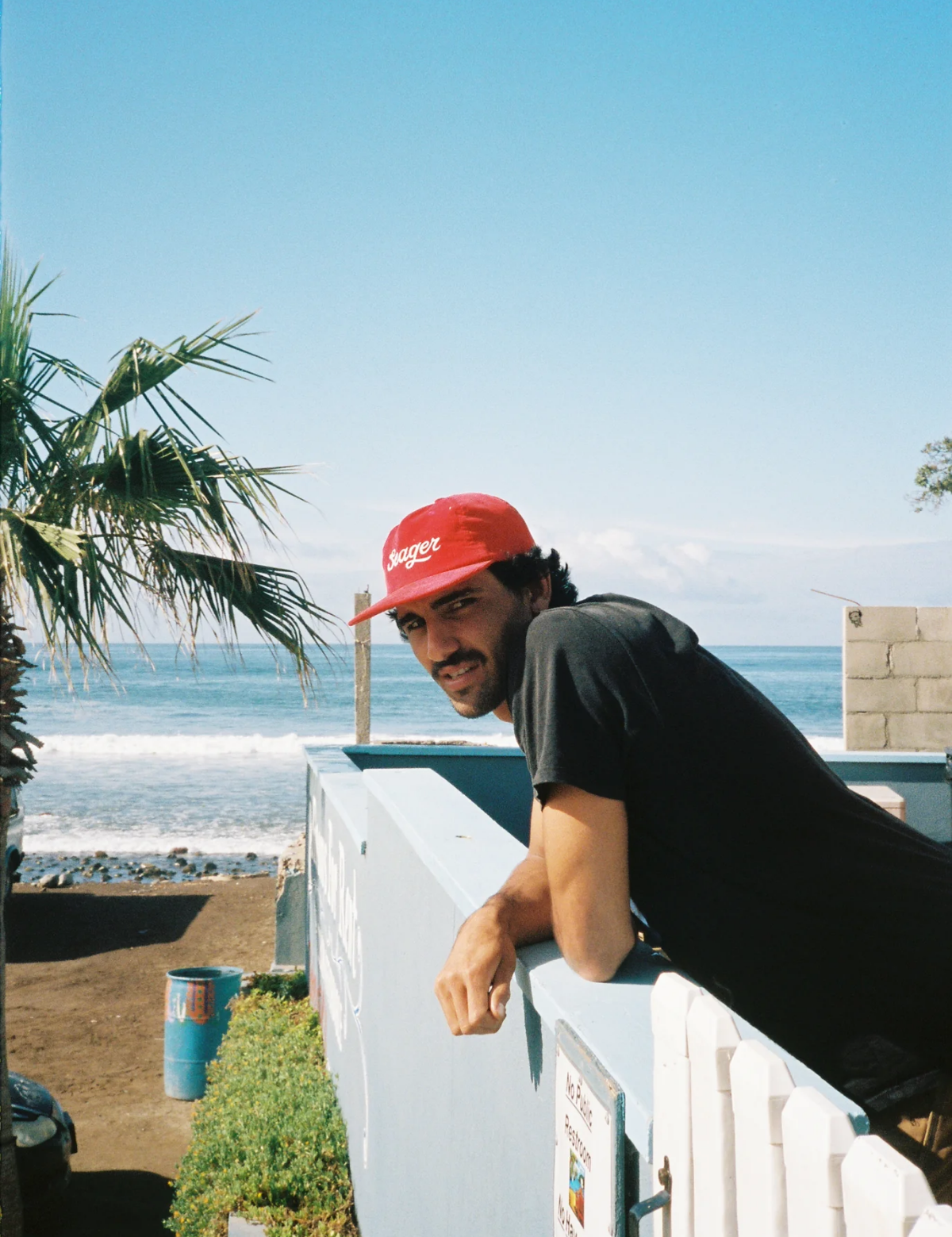 seager big red cotton corduroy snapback hat kempt athens ga georgia men's clothing store