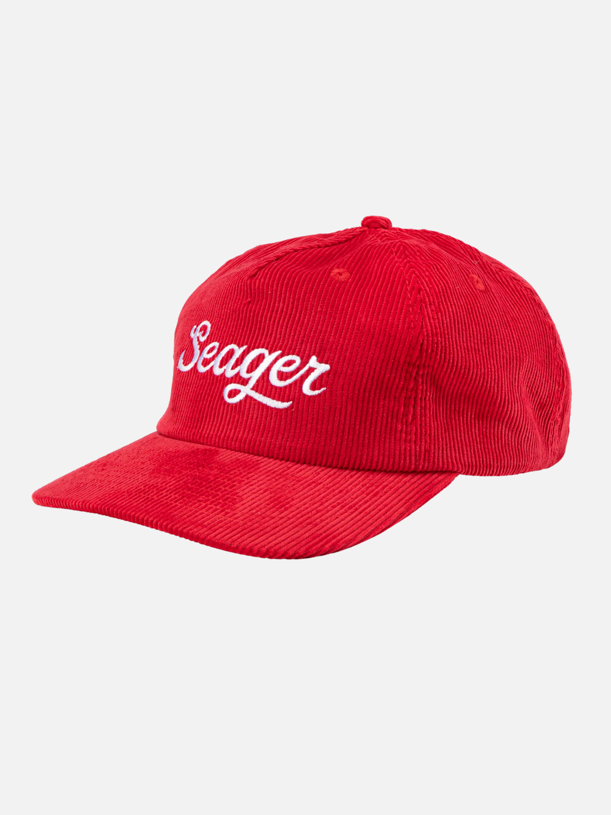 seager big red cotton corduroy snapback hat kempt athens ga georgia men's clothing store