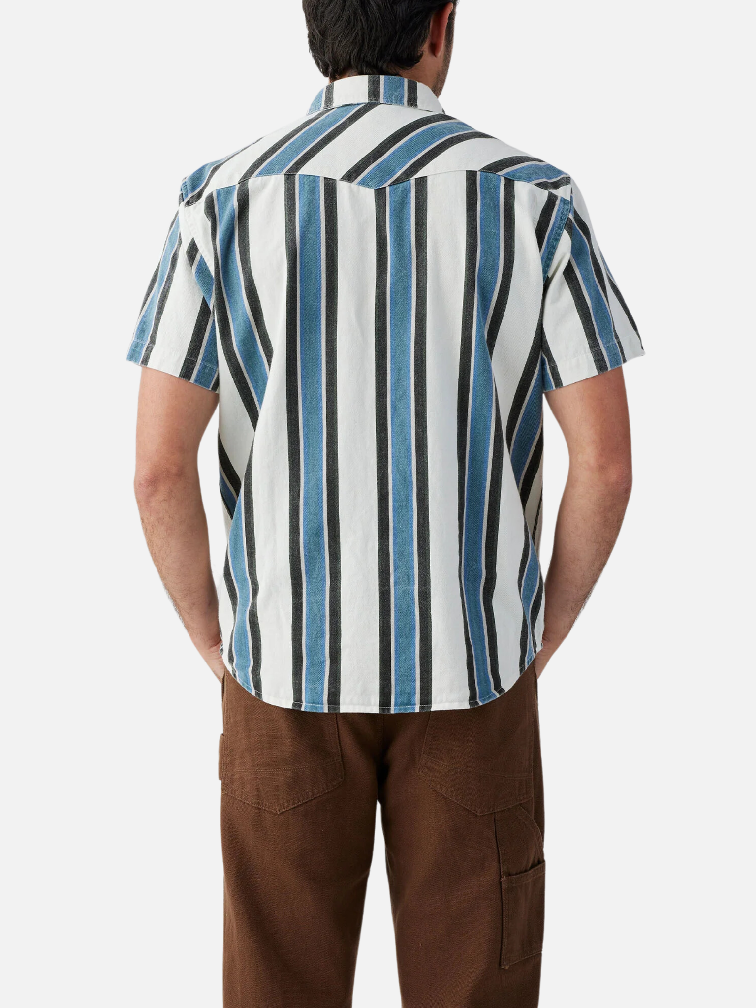 Seager Amarillo SS Western Stripe Shirt