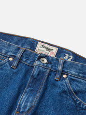 Seager Autry Jean Antique Wash Blue Men’s Relaxed Fit Jeans Denim Bottoms Kempt Athens Menswear Store
