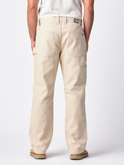 Seager Bison Cotton Canvas Pants Men’s Bottom Pant Stone Taupe Neutral Bottoms for Men Relaxed Straight Athens GA Georgia Kempt Menswear Store Near Me