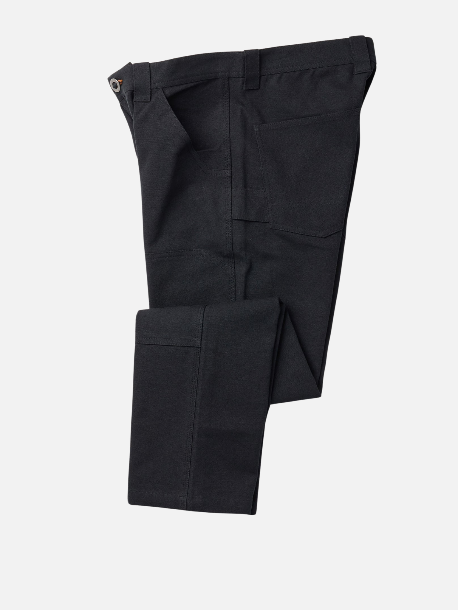 Seager Bison Double Knee Canvas Duck Cotton Pants Black Relaxed Fit Athens GA Georgia Kempt Menswear Store Near Me