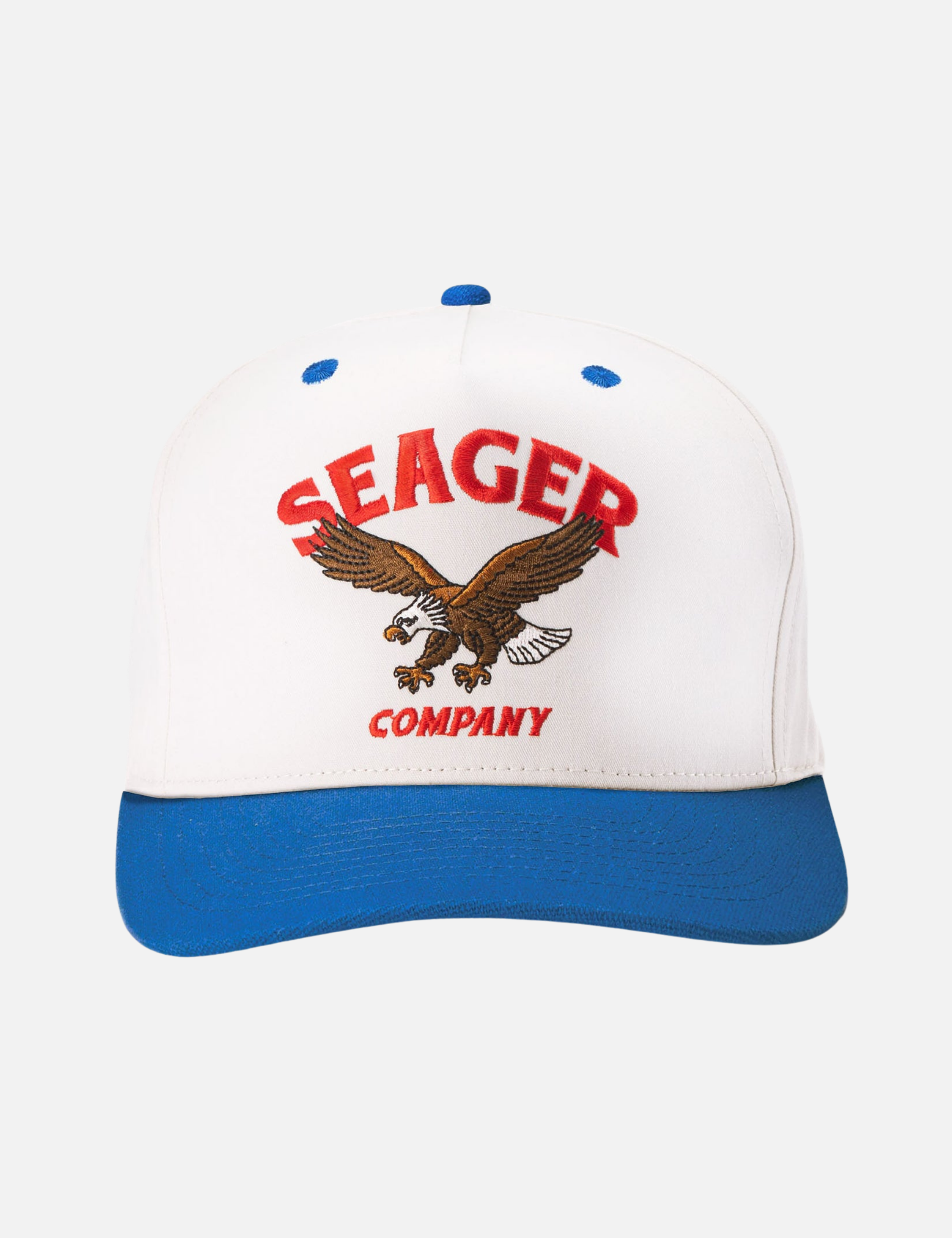 Seager Bradley Snapback Hat Cream Blue Athen GA Georgia Kempt Menswear Store Near Me