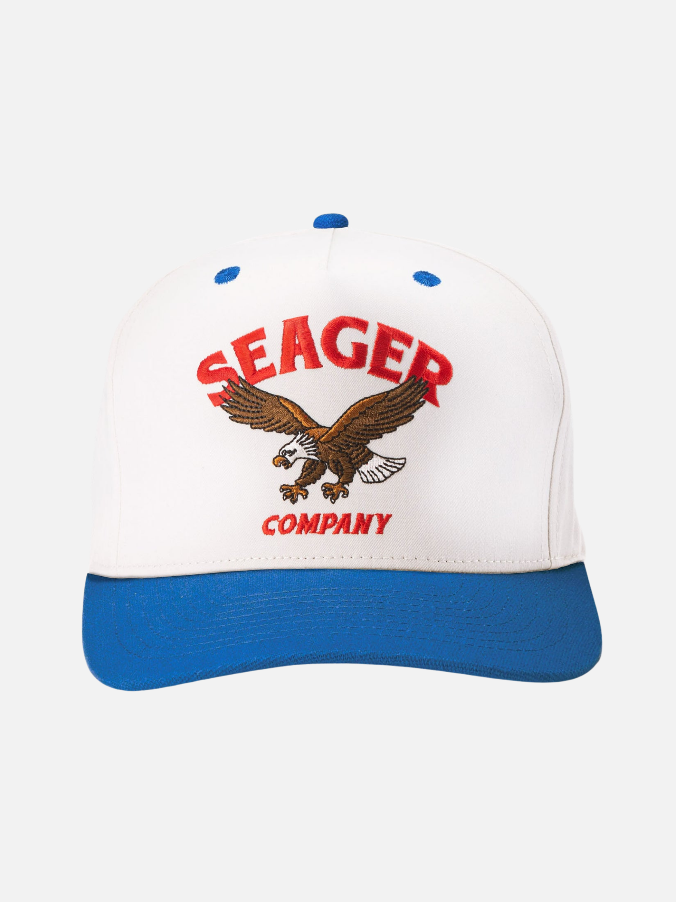 Seager Bradley Snapback Hat Cream Blue Athen GA Georgia Kempt Menswear Store Near Me