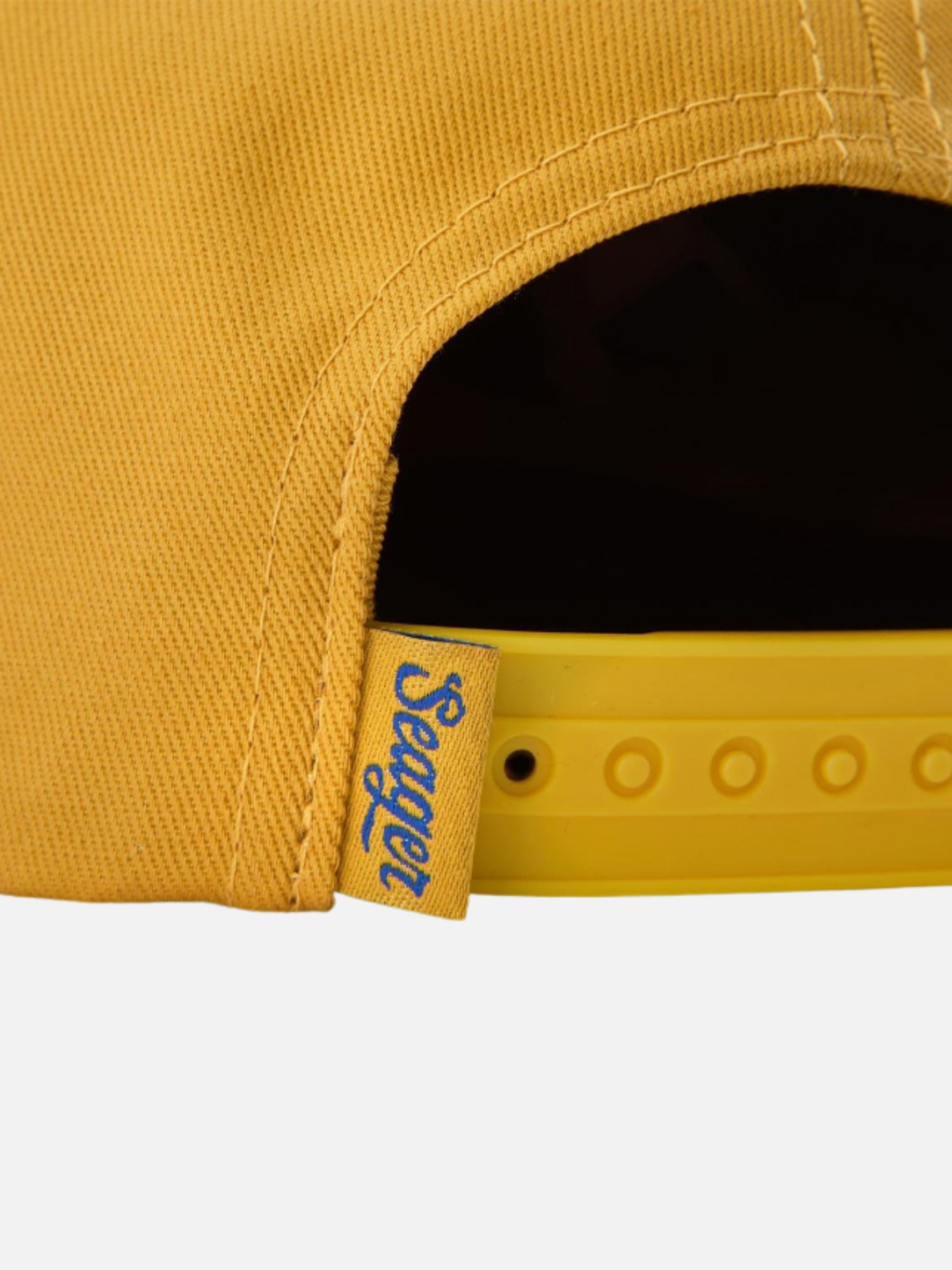 Seager Bradley Snapback Hat Mustard Yellow Eagle Embroidery Cotton Canvas Hats for Men Men’s Accessories Athens GA Georgia Kempt Menswear Store Near Me 