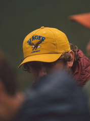 Seager Bradley Snapback Hat Mustard Yellow Eagle Embroidery Cotton Canvas Hats for Men Men’s Accessories Athens GA Georgia Kempt Menswear Store Near Me 