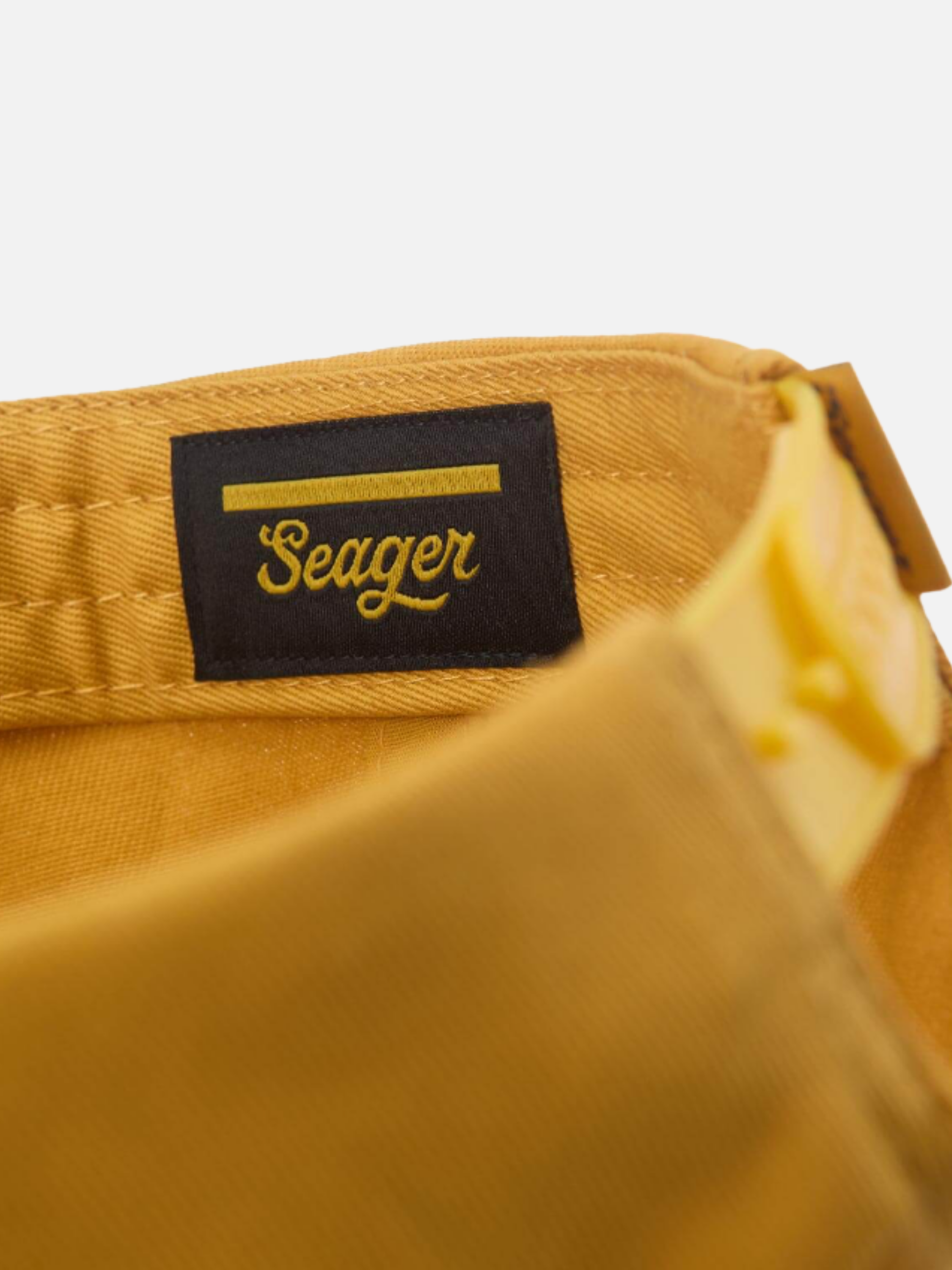 Seager Bradley Snapback Hat Mustard Yellow Eagle Embroidery Cotton Canvas Hats for Men Men’s Accessories Athens GA Georgia Kempt Menswear Store Near Me 