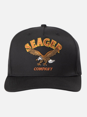 Seager Bradley Snapback Black Western Americana Snapback Men’s Hats Accessories Athens GA Georgia Kempt Menswear Store Near Me