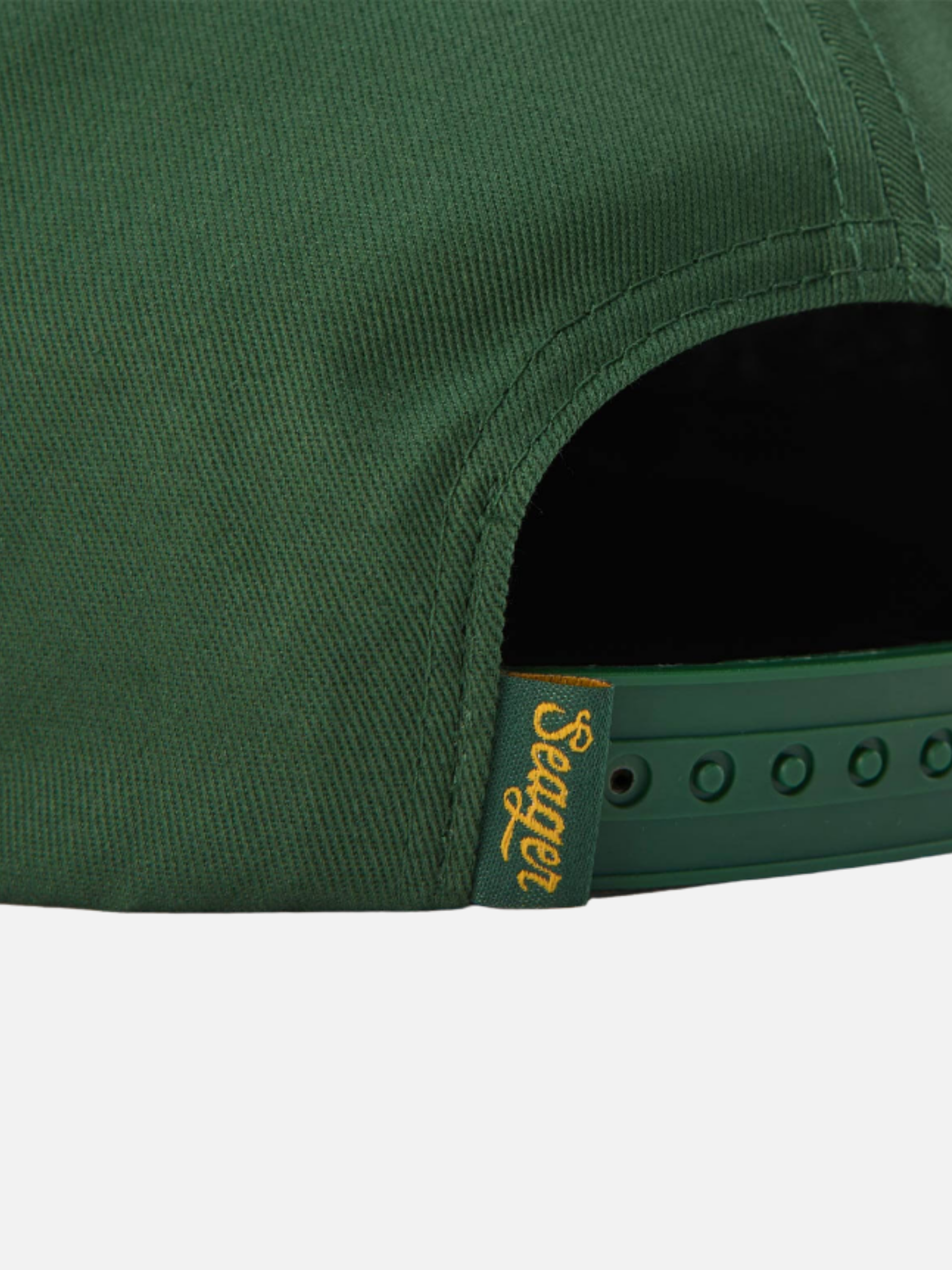 Seager Los Rios Canvas Cotton Snapback Contrast Brim Stitching Green Yellow Men’s Hats Hat for Men Accessories Accessory Athens GA Georgia Kempt Menswear Store Near Me