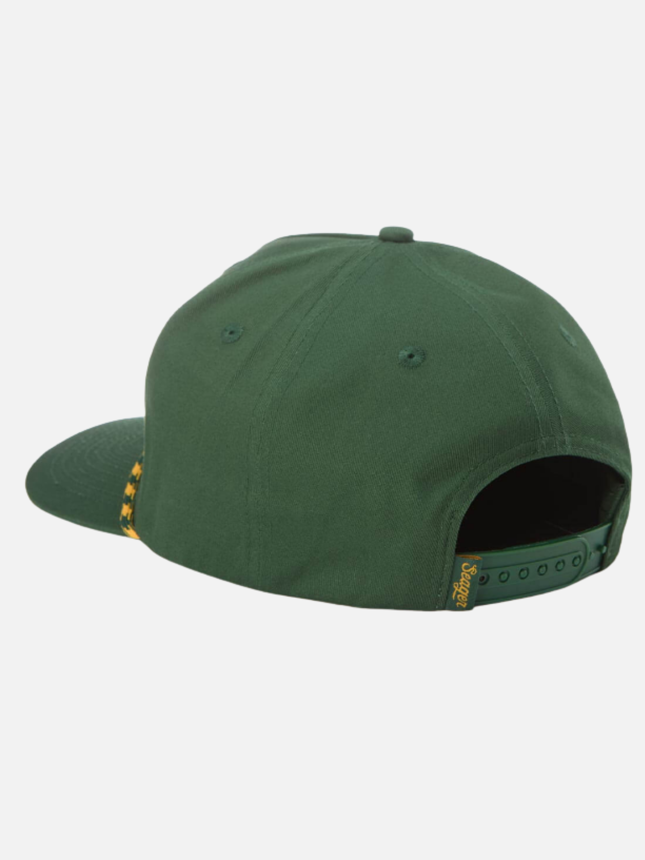 Seager Los Rios Canvas Cotton Snapback Contrast Brim Stitching Green Yellow Men’s Hats Hat for Men Accessories Accessory Athens GA Georgia Kempt Menswear Store Near Me