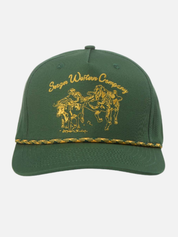 Seager Los Rios Canvas Cotton Snapback Contrast Brim Stitching Green Yellow Men’s Hats Hat for Men Accessories Accessory Athens GA Georgia Kempt Menswear Store Near Me