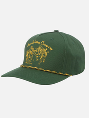 Seager Los Rios Canvas Cotton Snapback Contrast Brim Stitching Green Yellow Men’s Hats Hat for Men Accessories Accessory Athens GA Georgia Kempt Menswear Store Near Me