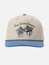Seager Los Rios Corduroy Snapback Contrast Brim Stitching Cream Blue Men’s Hats Hat for Men Accessories Accessory Athens GA Georgia Kempt Menswear Store Near Me