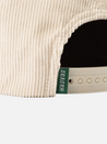 Seager Los Rios Corduroy Snapback Hat Two Tone Natural Ivory Cream Pine Green High Profile Athens GA Georgia Kempt Menswear Store Near Me