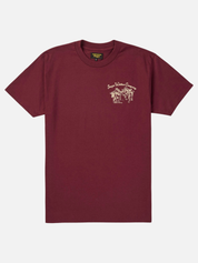 Seager Los Rios Tee Graphic T-Shirt Burgundy Red SS Short Sleeve Men’s Tops for Men Athens GA Georgia Kempt Menswear Store Near Me