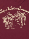 Seager Los Rios Tee Graphic T-Shirt Burgundy Red SS Short Sleeve Men’s Tops for Men Athens GA Georgia Kempt Menswear Store Near Me