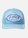 Seager Brand Old Town All Mesh Blue Snapback Hat Athens Kempt Menswear 