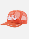 Seager Old Town All Mesh Snapback Blaze Orange Adjustable Men’s Headwear Athens GA Georgia Kempt Menswear Store Near Me