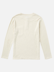 Seager Sawpit Henley LS Long Sleeve Thermal Shirt Men’s Fall Winter Tops for Men Vintage Black Washed Front Pocket Texture Athens GA Georgia Kempt Menswear Store Near Me