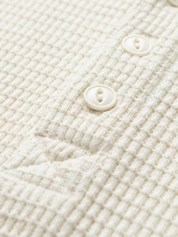 Seager Sawpit Henley LS Long Sleeve Thermal Shirt Men’s Fall Winter Tops for Men Vintage Black Washed Front Pocket Texture Athens GA Georgia Kempt Menswear Store Near Me