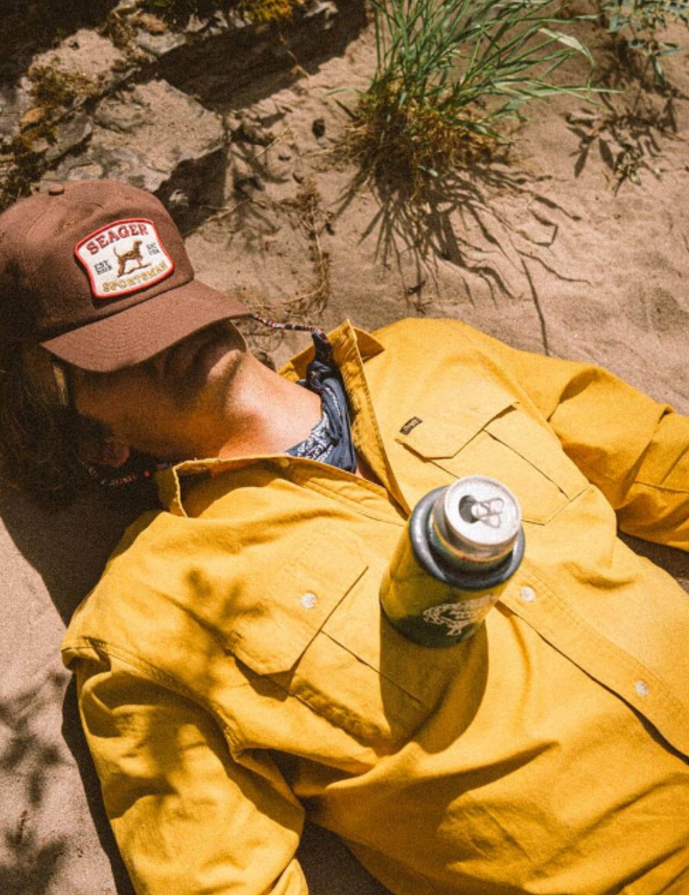 Seager Sportsman Snapback Hats for Men Men’s Hat Accessories Orange Hunting Brown Athens GA Georgia Kempt Menswear Store Near Me