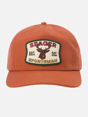 Seager Sportsman Snapback Hats for Men Men’s Hat Accessories Orange Hunting Burnt Orange Clay Athens GA Georgia Kempt Menswear Store Near Me