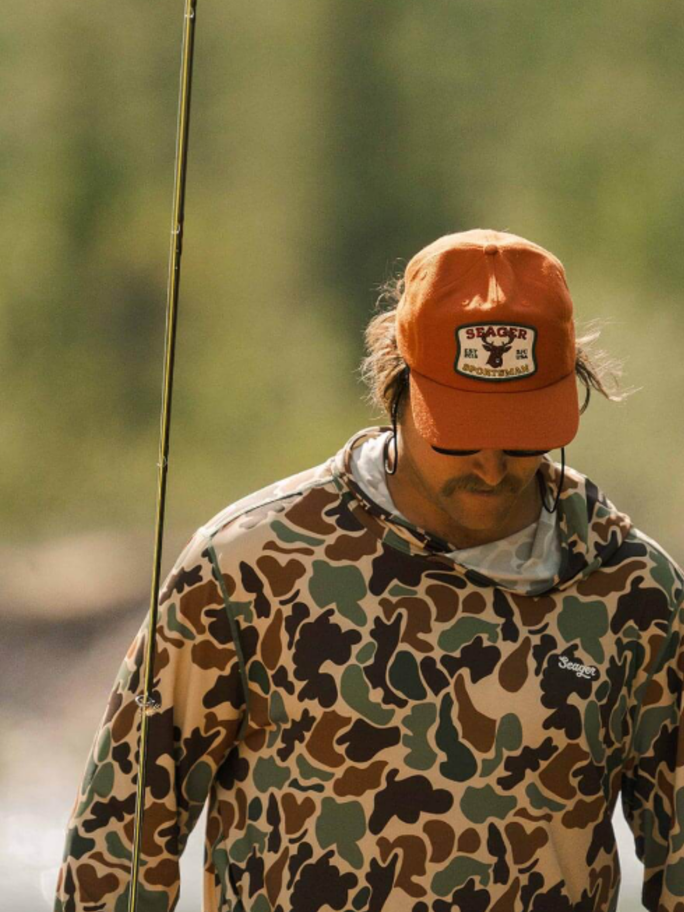 Seager Sportsman Snapback Hats for Men Men’s Hat Accessories Orange Hunting Burnt Orange Clay Athens GA Georgia Kempt Menswear Store Near Me