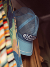 Seager Brand Old Town All Mesh Blue Snapback Hat Athens Kempt Menswear 
