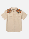 Seager Amarillo Short Sleeve Pearl Snap Button Up Floral shirt double pocket Kempt Athens GA Mens Clothing Store Downtown Athens Shopping Menswear Lumpkin Street