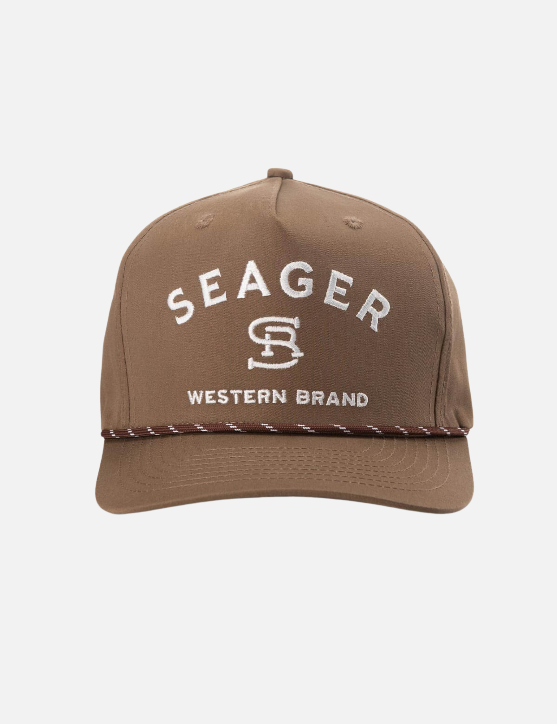 Seager Branded Snapback Brown Men's Adjustable Ball Cap Dad Hat For Men Athens GA Georgia Kempt Menswear Store Near Me