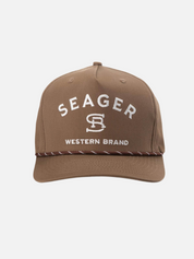 Seager Branded Snapback Brown Men's Adjustable Ball Cap Dad Hat For Men Athens GA Georgia Kempt Menswear Store Near Me