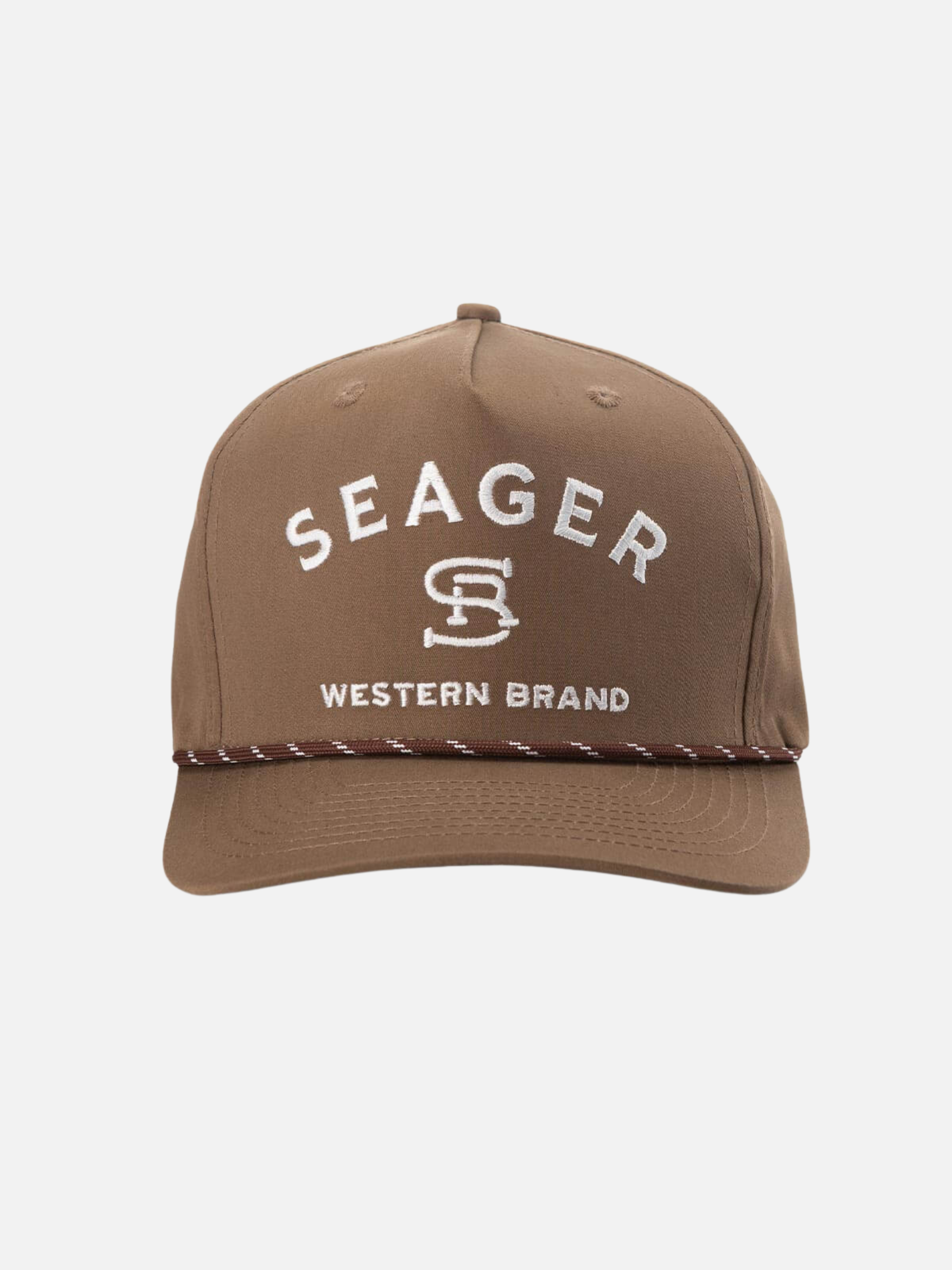 Seager Branded Snapback Brown Men's Adjustable Ball Cap Dad Hat For Men Athens GA Georgia Kempt Menswear Store Near Me