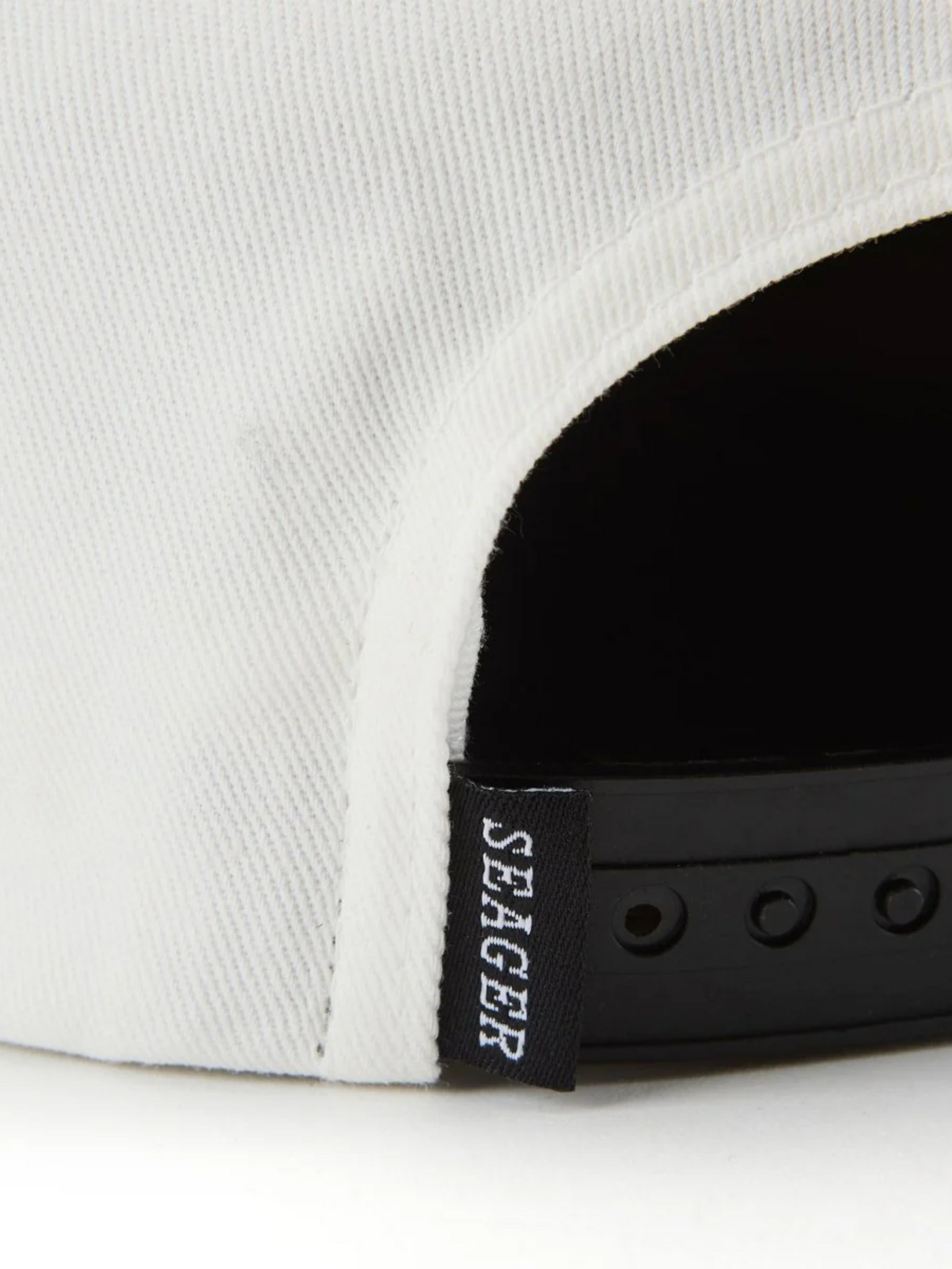 Seager Los Rios Canva Snapback Cream/Black Men's Hat Ballcap Headwear Accessory For Men Athens GA Georgia Kempt Menswear Store Near Me