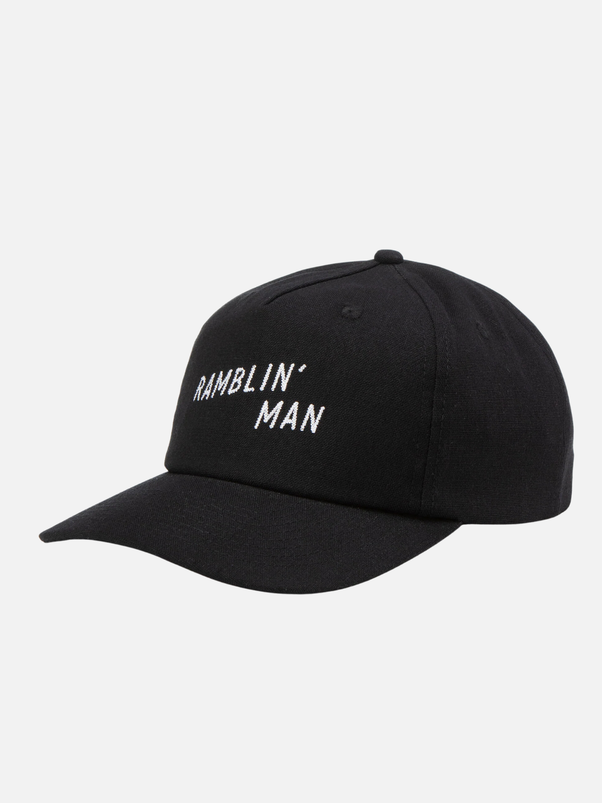 seager ramblin' man hemp cotton blend snapback black white hat kempt athens ga georgia men's clothing store