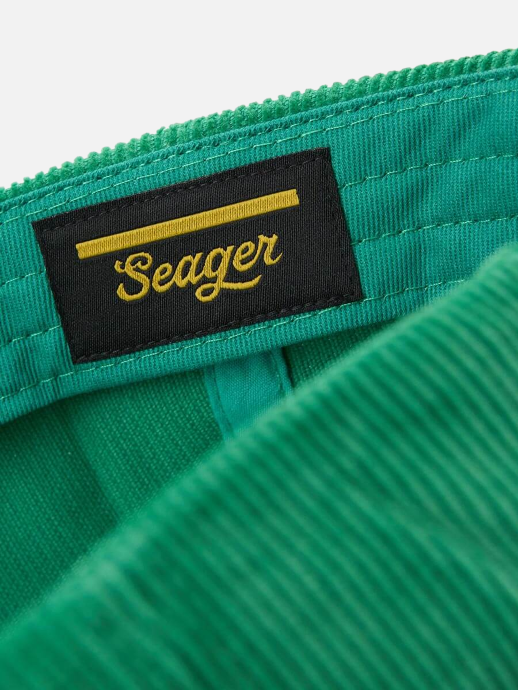 Seager Ramblin' Woman Cord Snapback Light Green Hat Unisex Corduroy Embroidered Cap For Women Athens GA Georgia Kempt Menswear Store Near Me