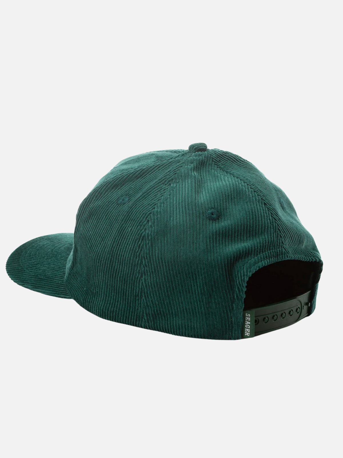 seager trip cotton corduroy snapback hat green embroidered patch kempt athens ga georgia men's clothing store